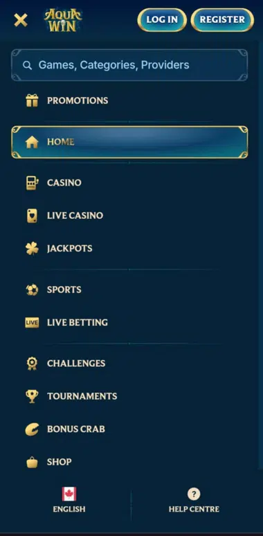 App de Aquawin Casino